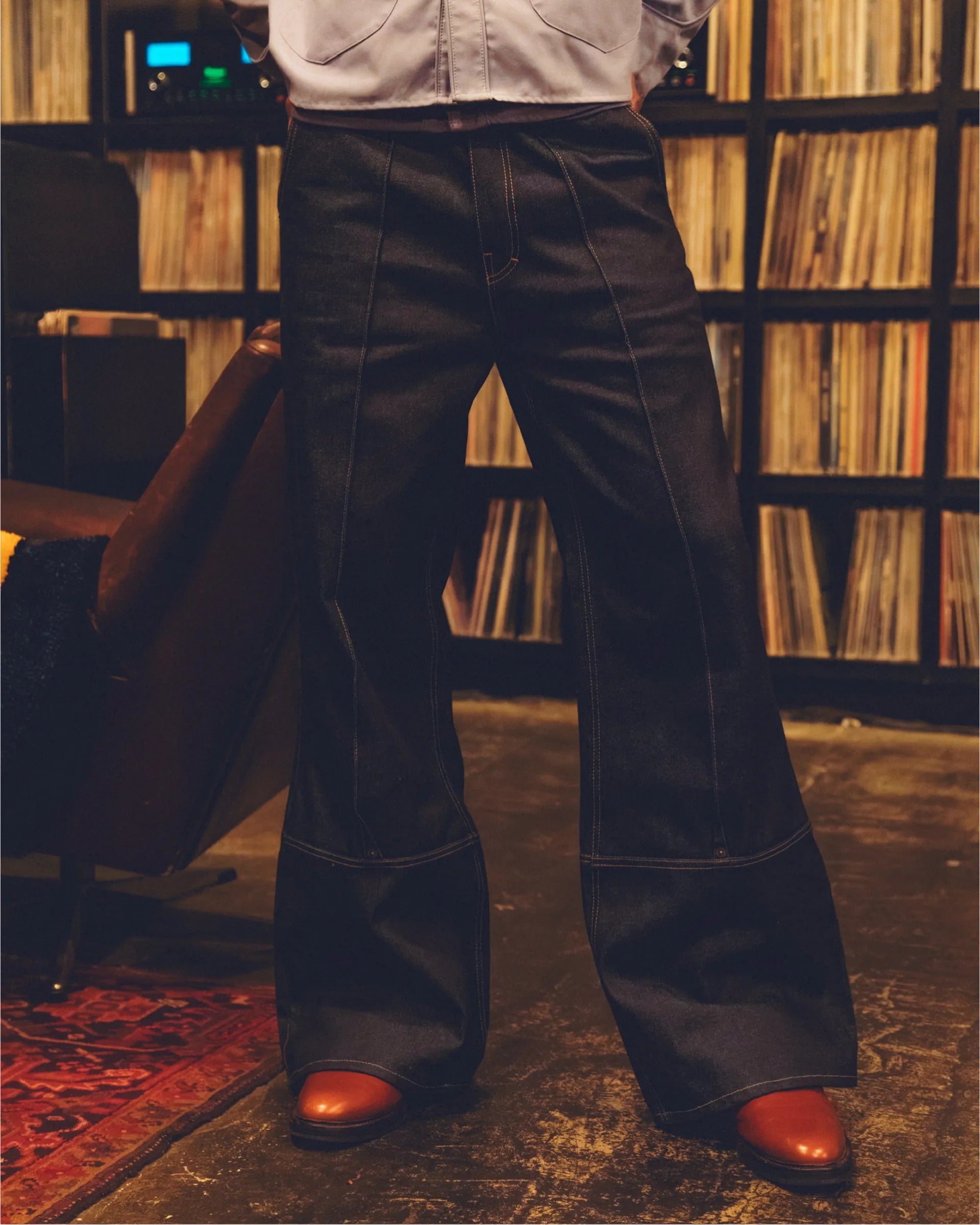 RAW Work Semi-Flare Denim