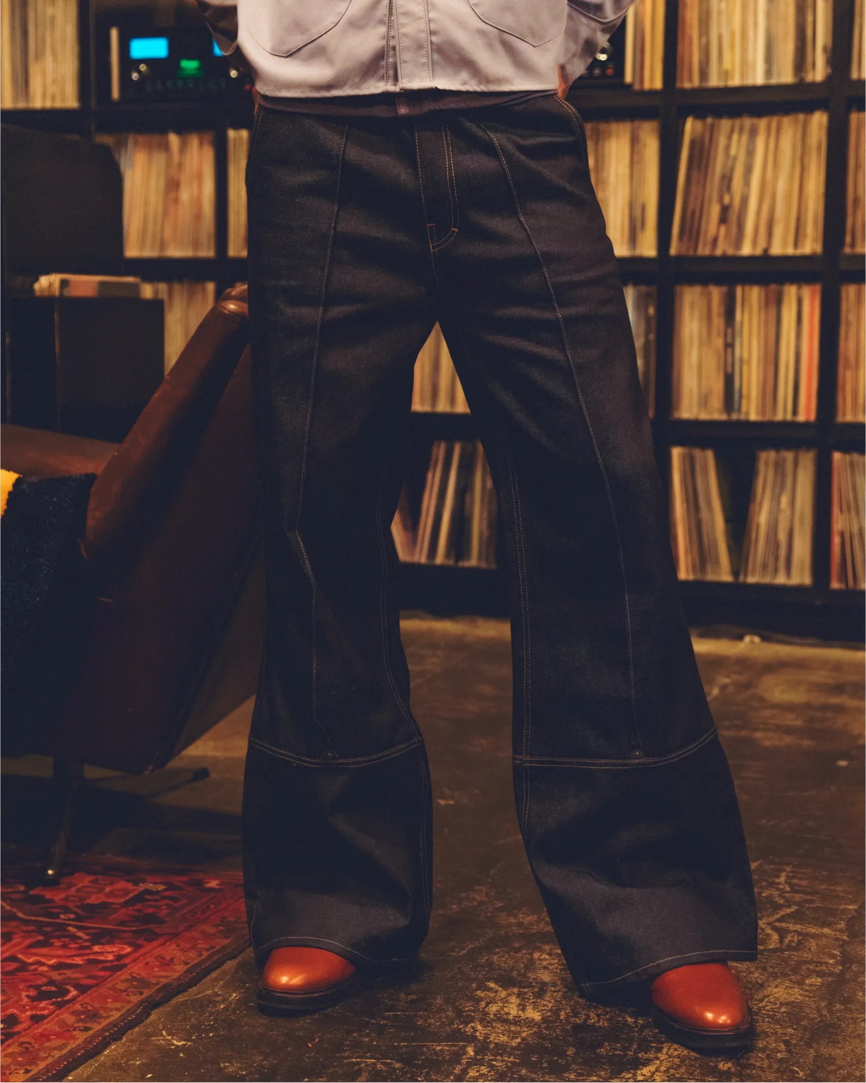 RAW Work Semi-Flare Denim